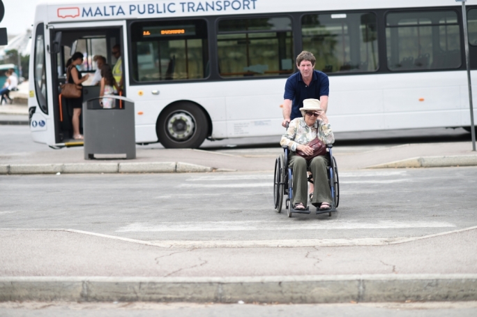 Malta Public Transport Strike Workers